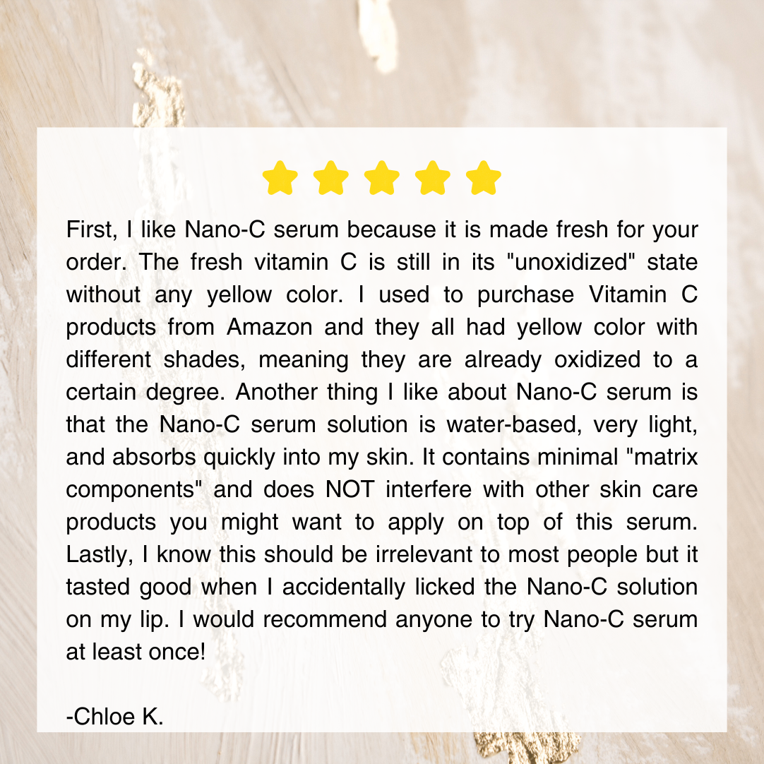 Five stars review number 3 from Chloe K.